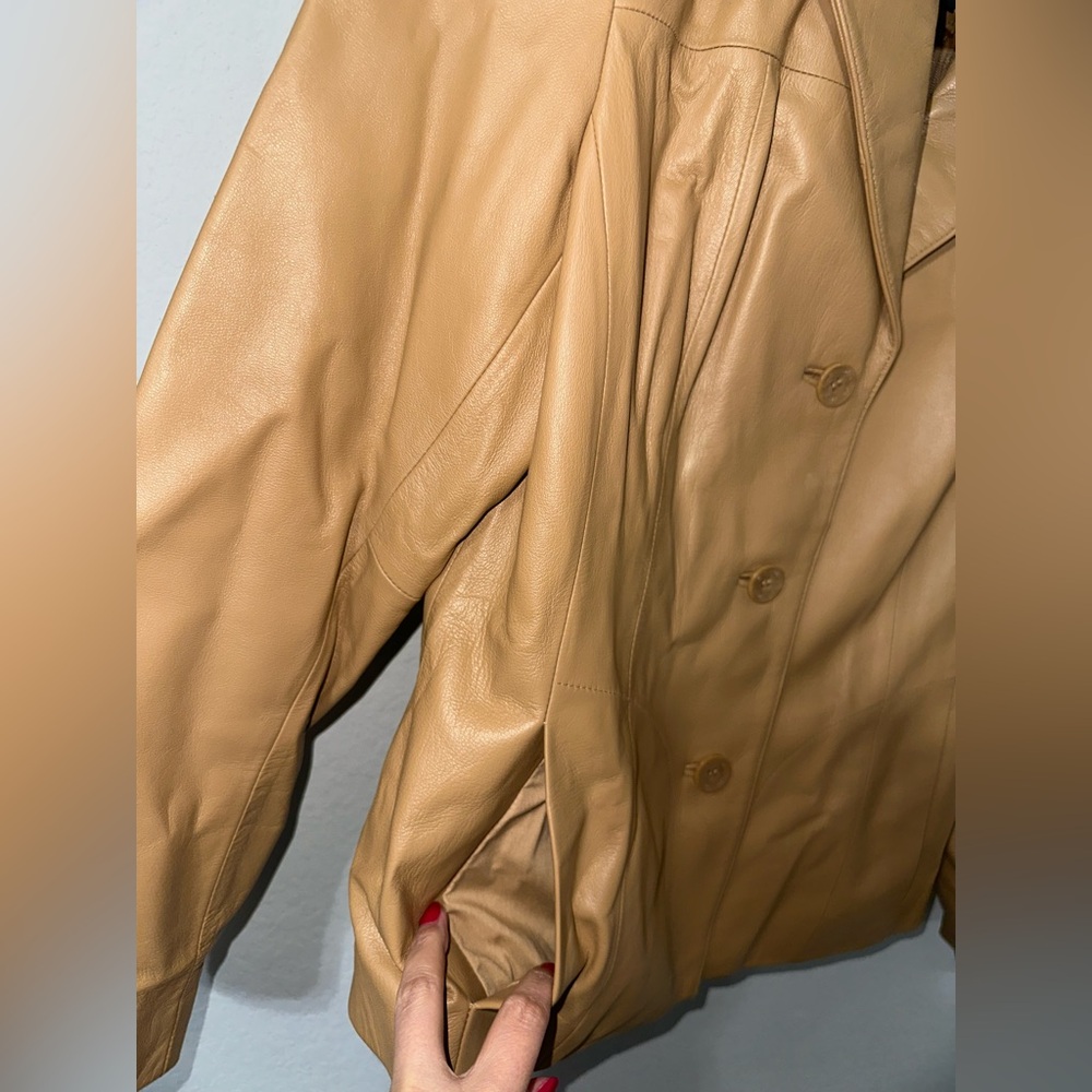 Wilson Leather x Pelle Studio Camel Jacket‎ Medium - Picture 6 of 13